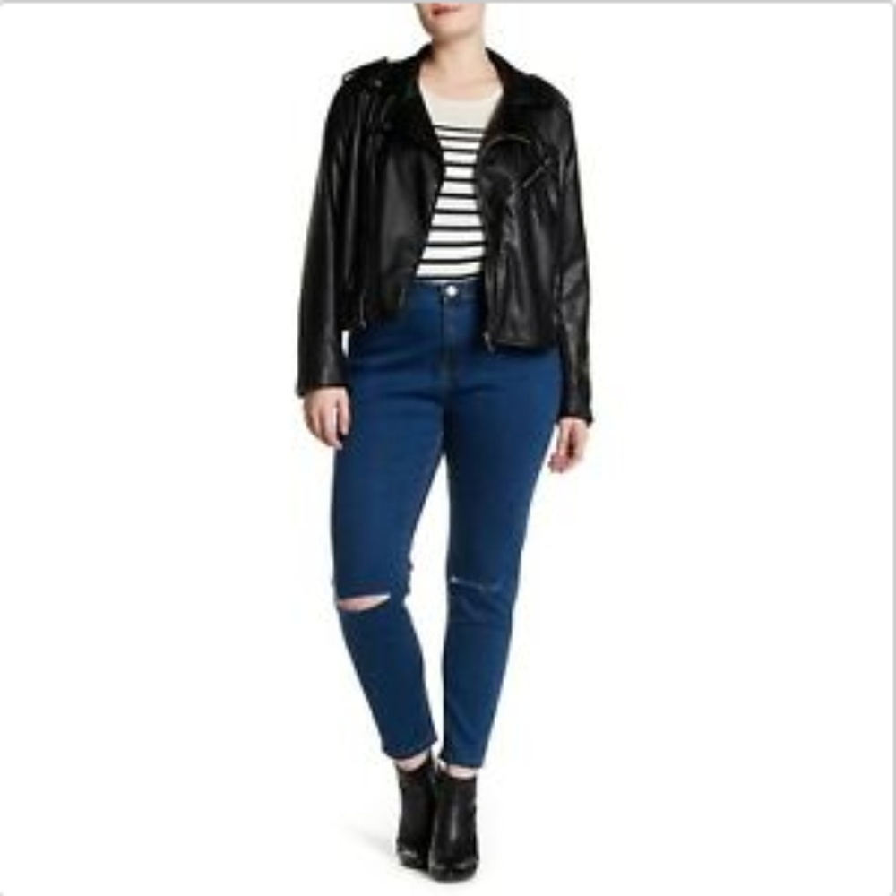 Glamorous Curve Jean Skinny Distress Jeans